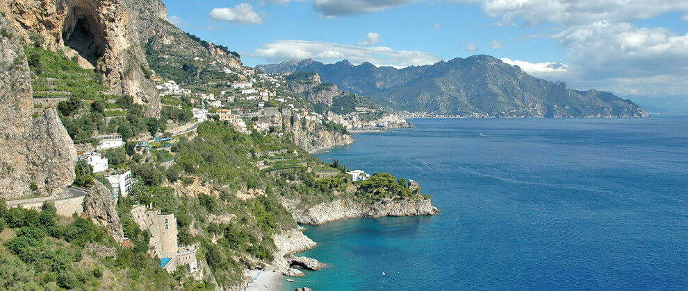 Sorrento and Amalfi Coast panorama