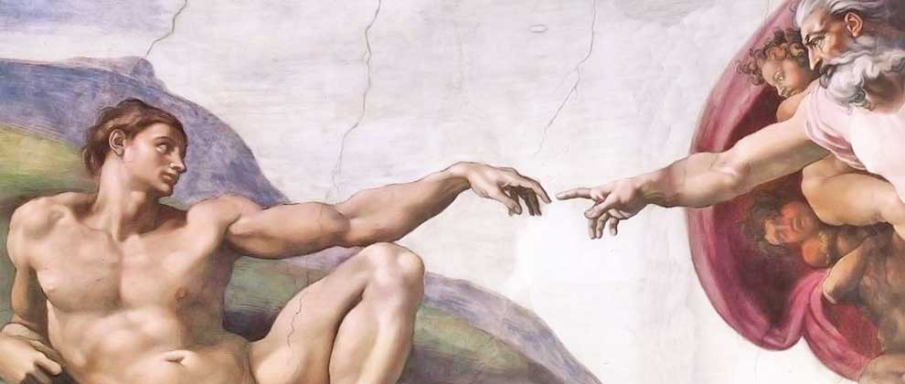 The Creation of Adam in the Sistine Chapel